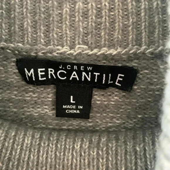 J Crew Mercantile Gray Turtleneck sweater - Picture 3 of 8